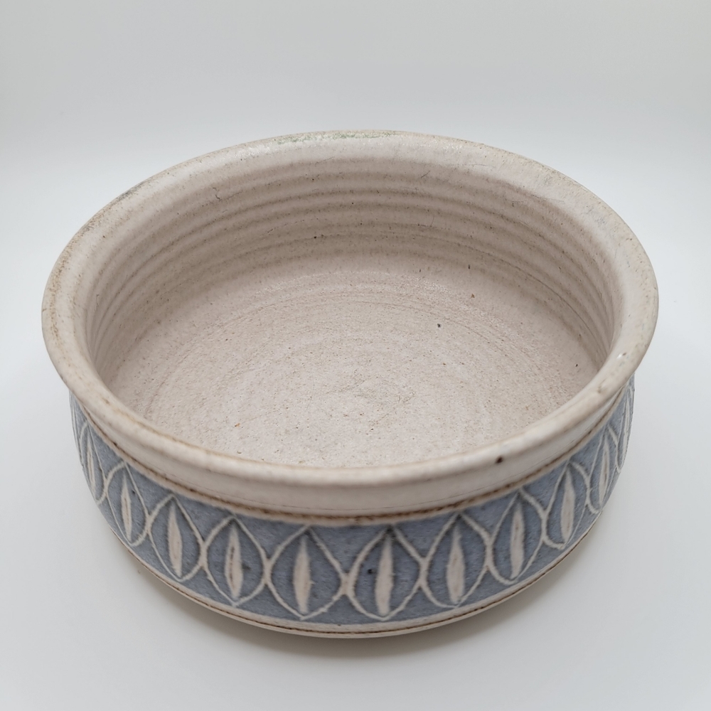 Zion Studio Pottery Vintage 1982 Bowl Blue - Picture 5 of 8